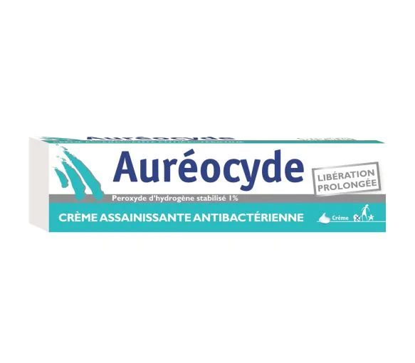 Auréocyde crème assainissante antibactérienne - tube de 15 ml