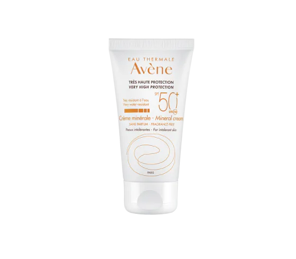 Crème minérale très haute protection spf 50+ Avène - flacon de 50 ml