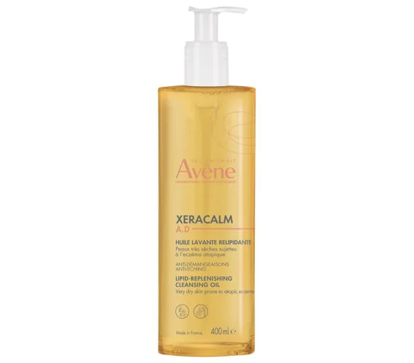 XeraCalm A.D Huile lavante relipidante Avène - flacon-pompe de 400 ml