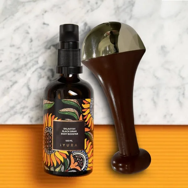 Masseur Layuna Baguette pour Visage et Booster de Gramme Noir Balaayah