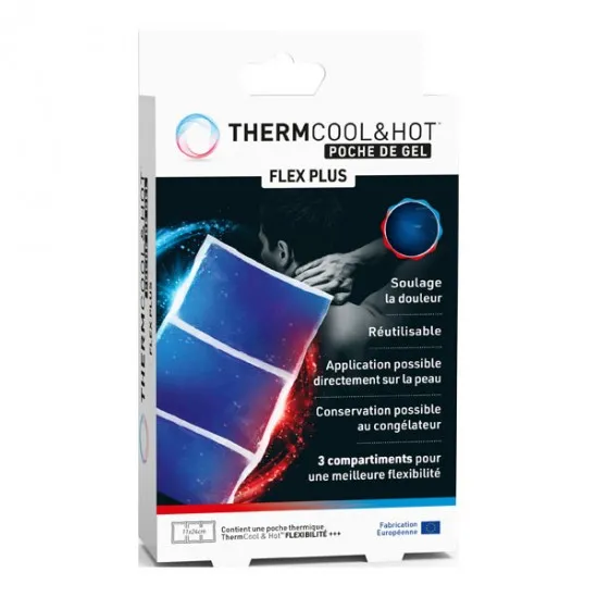 Bausch & Lomb ThermCool Hot Flex Plus poche de gel 11x24 cm -...