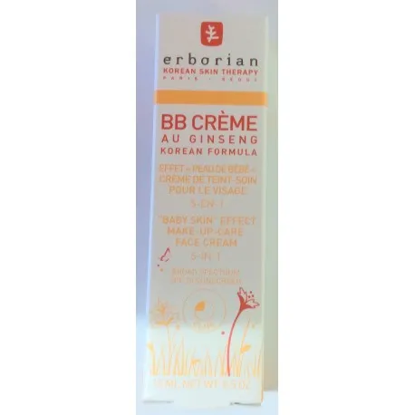 BB crème au Ginseng effet "peau de bébé" SPF 20 teinte claire - 15 ml Erborian
