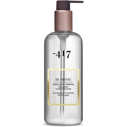 '-417 Dead Sea Cosmetics Micellar & Mineral Cleanser & Make Up Remover with Aloe Vera & Green Tea 11.8oz
