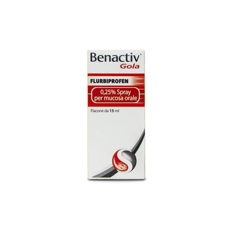Benactiv Spray Gorge 15 ml 0,25%