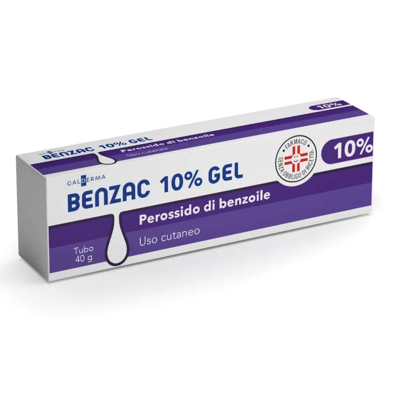 BENZAC 10 % GEL TUBE 40 G