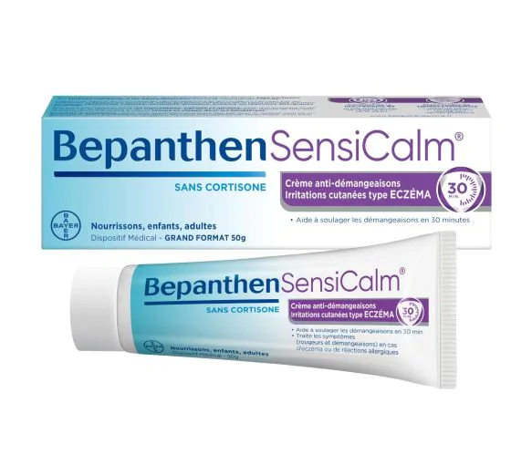 BepanthenSensicalm Crème Anti-Démangeaisons Eczéma 50 g