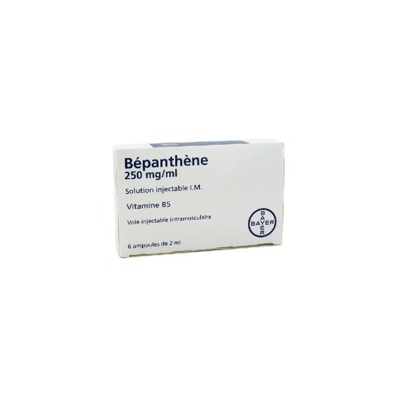 Bepanthene 250 mg/ml  6 ampoules de 2ml | Nom de la Pharmacie en...