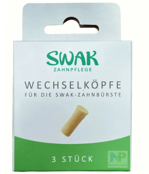 SWAK Têtes interchangeables 3 pces - finement effilochées & prêtes à l'emploi