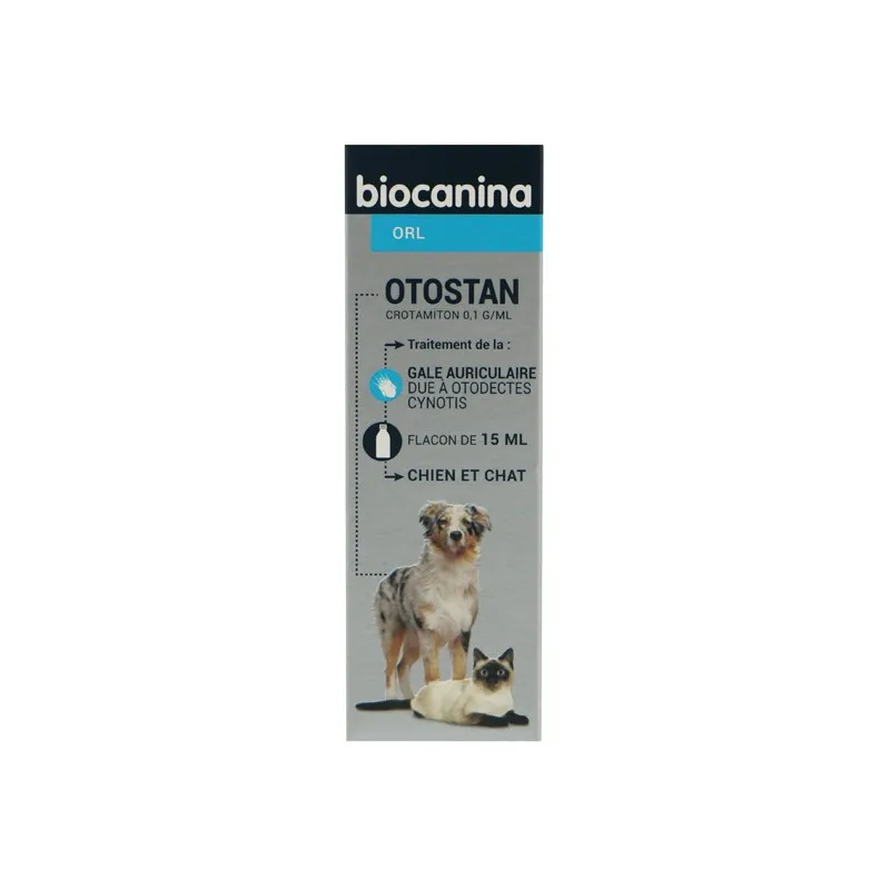 Biocanina orl otostan chien et chat 15ml