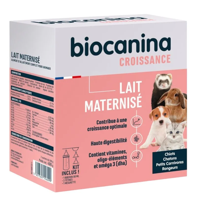 Biocanina allaitement lait matérnisé en poudre 400g