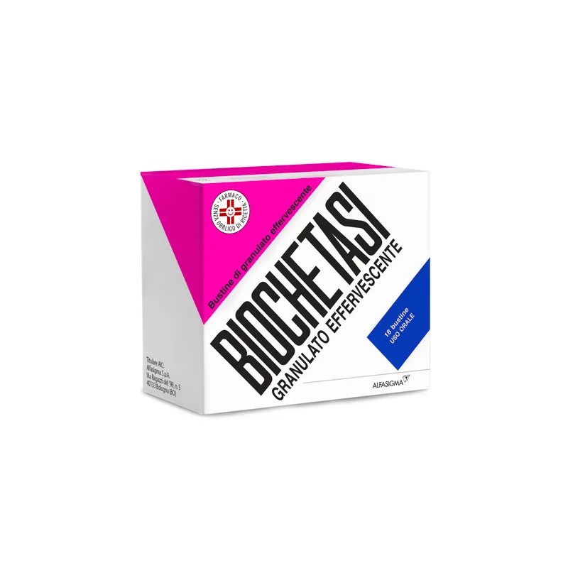 Biochetase Granulés Effervescents Antiacide 18 Sachets