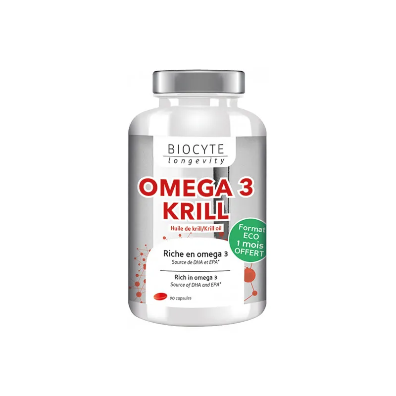 Labokapharma - Biocyte Longevity Omega 3 Krill 90 capsules