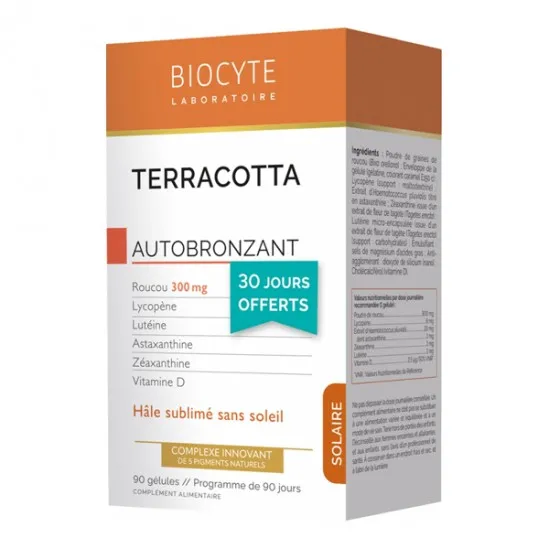 Labokapharma - Biocyte Pack Terracotta Autobronzant 90 gélules