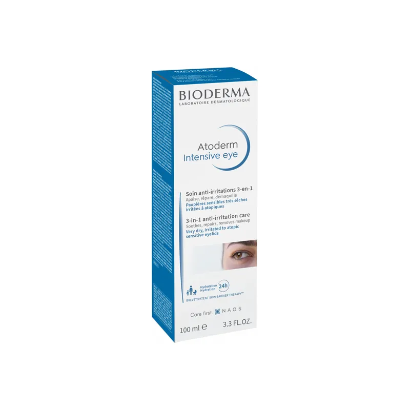 Labokapharma - Bioderma Atoderm Intensive Eye soin anti-irritations 3 en 1 - 100ml