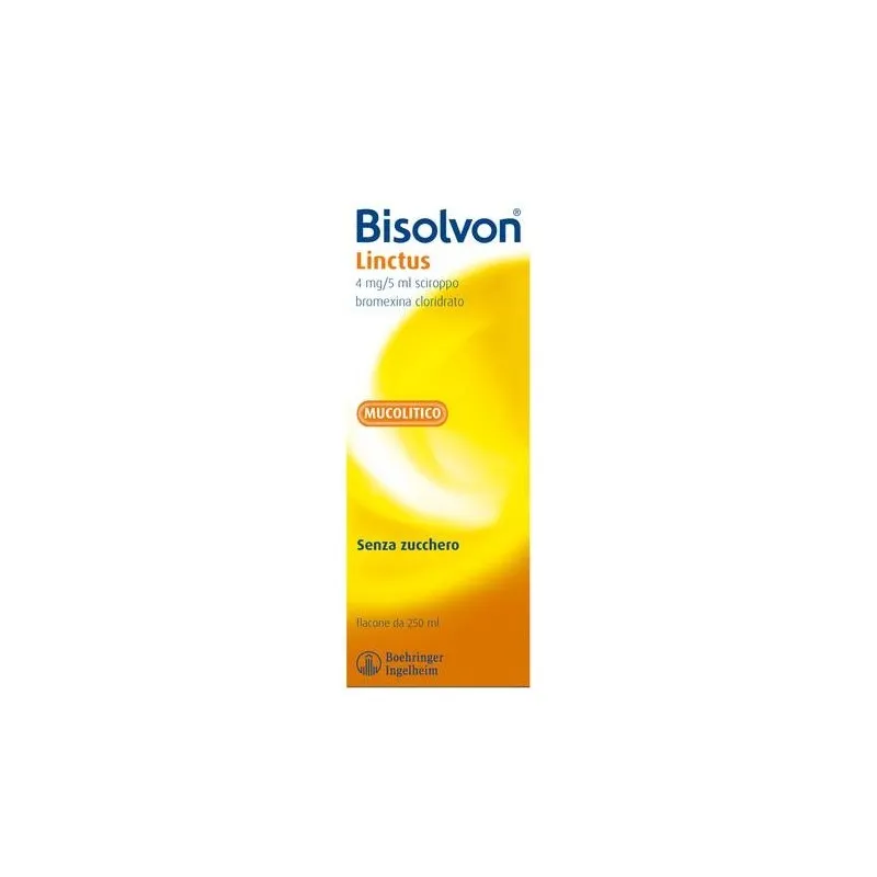 Bisolvon Linctus Sirop Mucolytique Bromhexine 250 ml