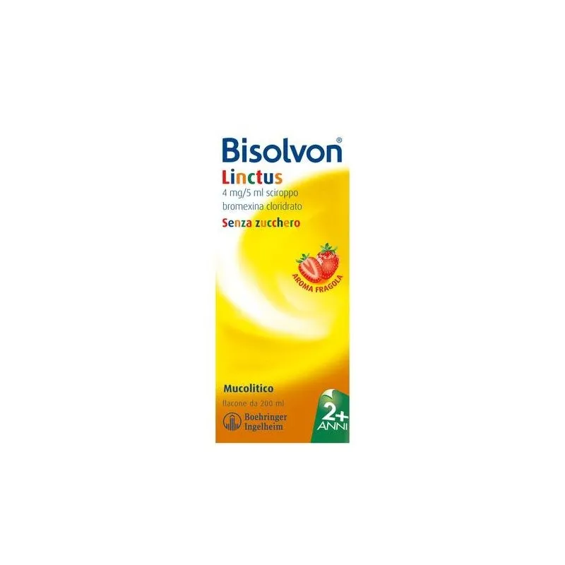 Bisolvon Sirop Flacon 200 ml Fraise