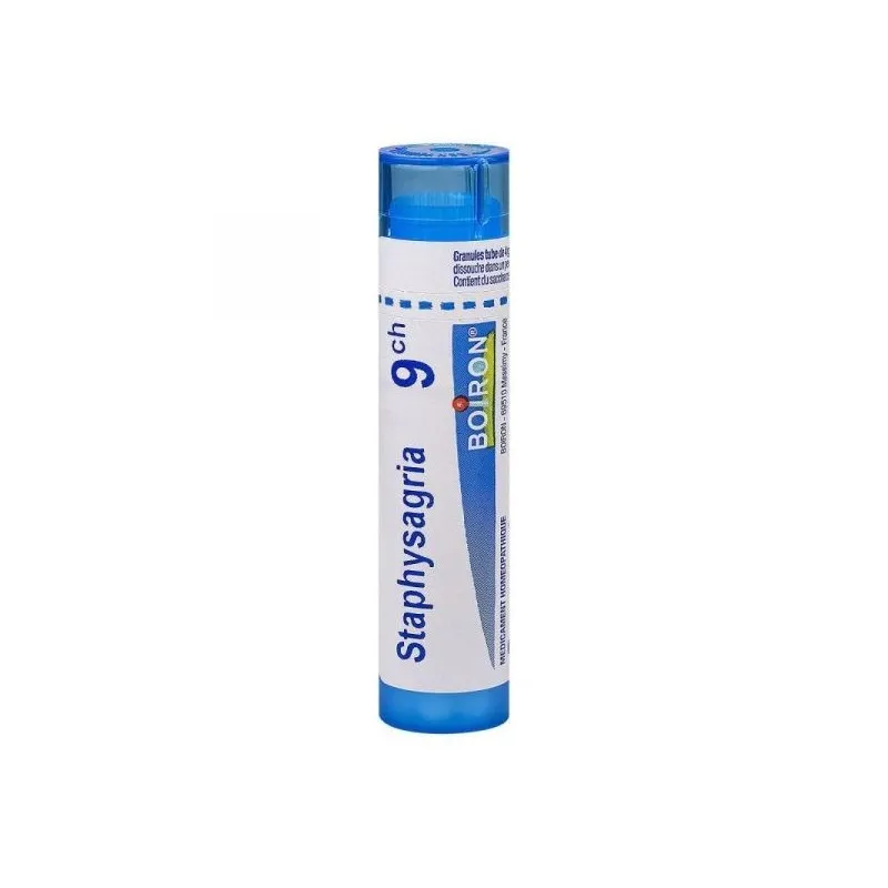 Boiron staphysagria tube granules 9CH 4g