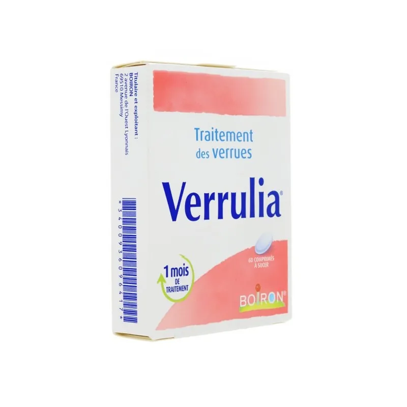 Boiron verrulia 60 comprimés