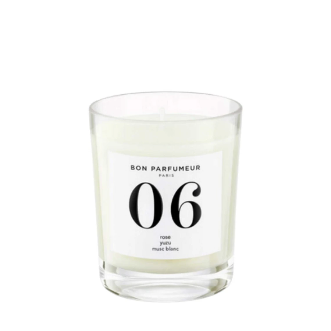 Bougie Rose Yuzu Musc Blanc