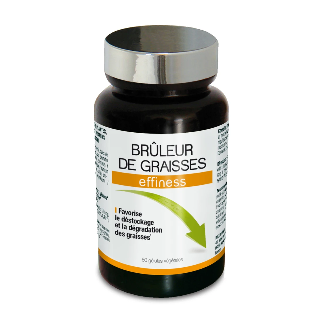 Bruleur De Graisses "Favorise Le Déstockage Des Graisses" - 60 Gélules Végétales