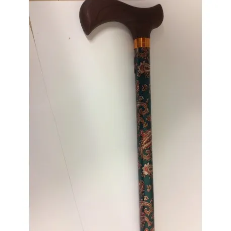 Canne décorée vert sapin  Estipharm