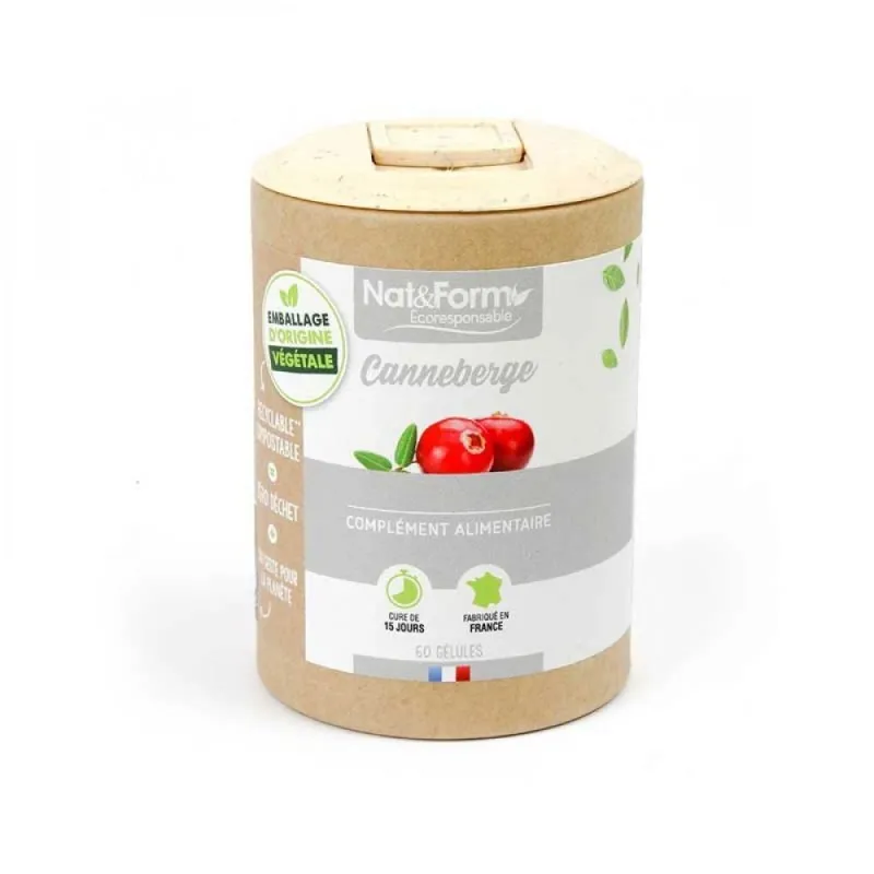 NAT&FORM | Canneberge naturelle, made in France | Parapharmacie Alpen Para