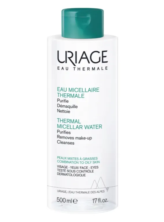 URIAGE EAU MICELLAIRE THERMALE 500ML PEAUX MIXTES A GRASSES