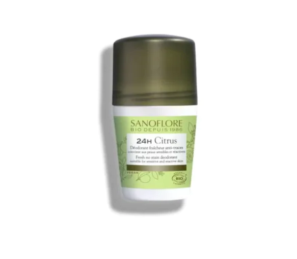 Déodorant 24 citrus Sanoflore - roll-on de 50ml