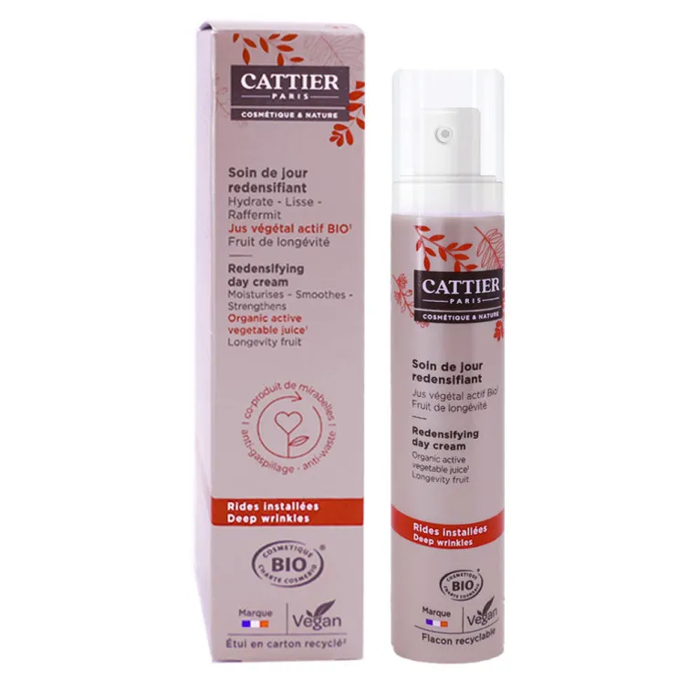 CATTIER BIO SOIN DE JOUR REDENSIFIANT 50ML