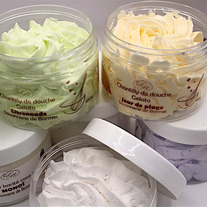 Chantilly Bain & Douche 100g – Savonnerie des Bormes | Mousse Onctueuse pour le Corps