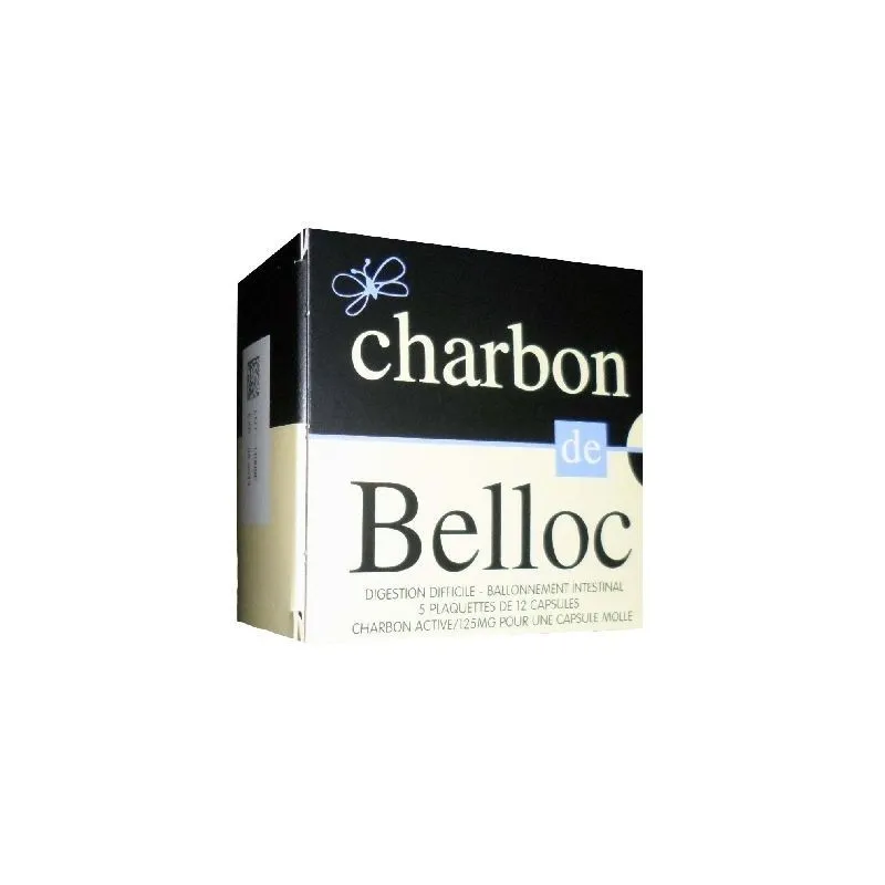 Charbon Belloc 60 capsules