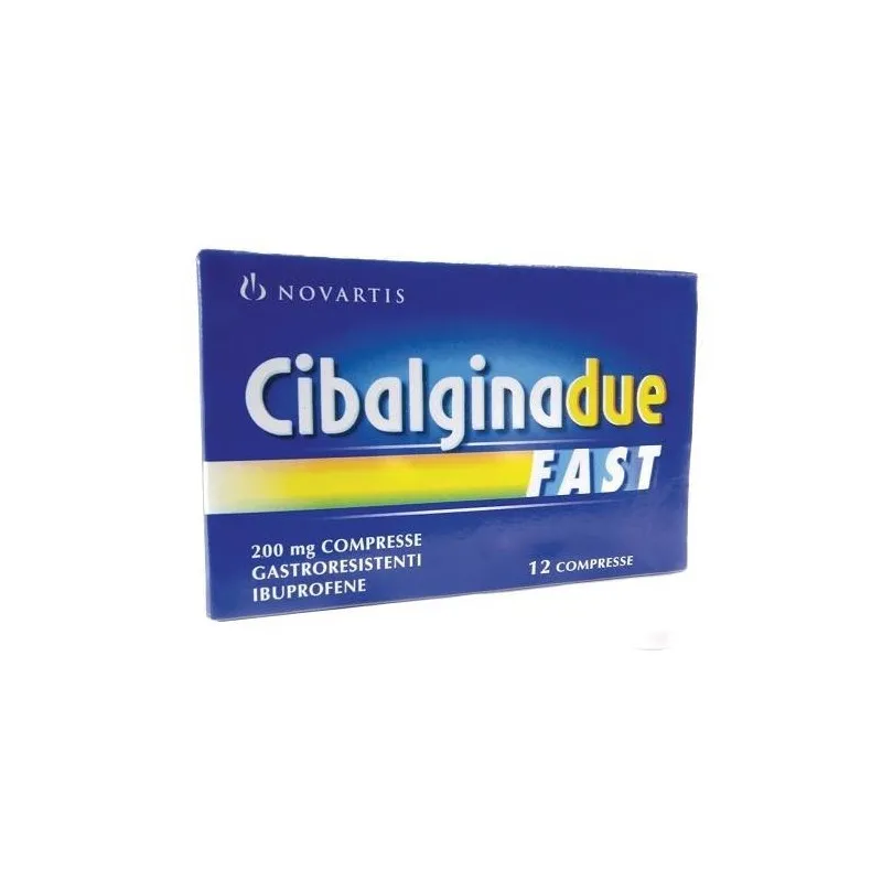 Cibalgina Due Fast 12 Comprimés 200 mg