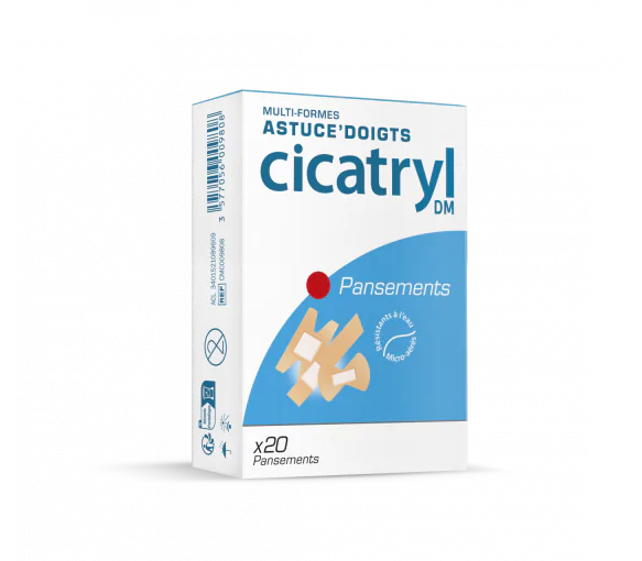 Cicatryl pansements multi-formes - boîte de 20 pansements