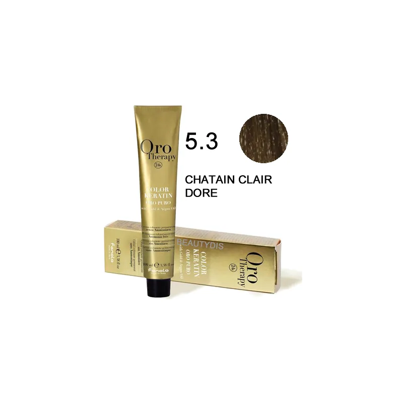 Coloration Oro therapy 5.3 chatain clair dore