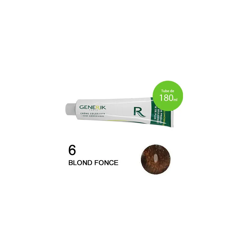 Coloration sans ammoniaque Generik 6 Blond foncé 180ml