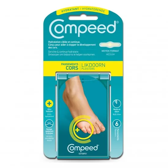 Compeed Pansements Cors Hydratant sur les orteils x 6 - MyHappyPara
