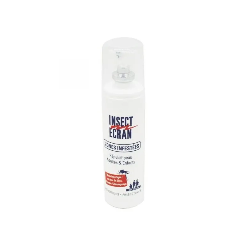 Cooper insect écran répulsif peau zone infestées 100ml