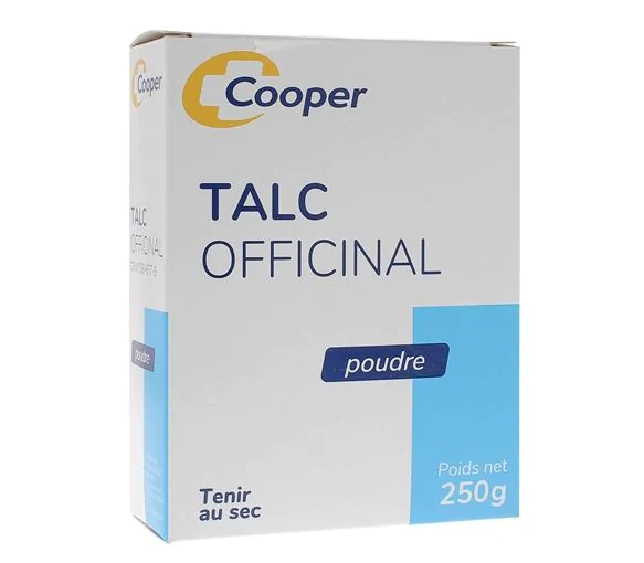 Talc officinal poudre Cooper - boîte de 250 g