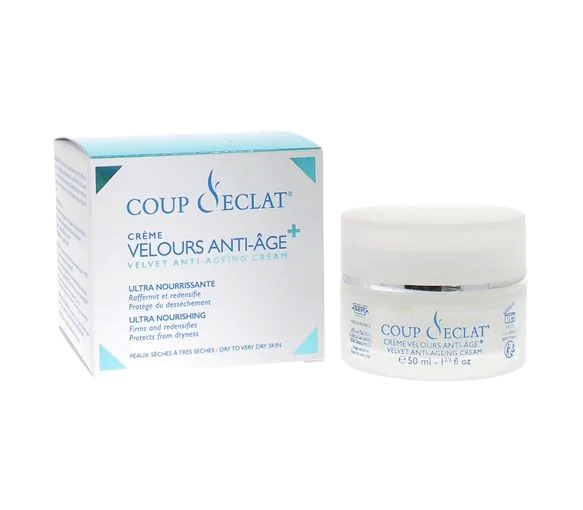 Crème velours anti-âge+ Coup d'éclat - pot de 50 ml