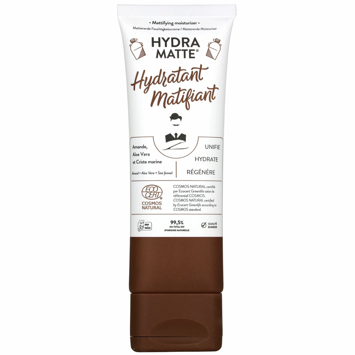 Crème Hydratante Matifiante Hydra Matte Certifiée Ecocert Cosmos Nat 75 ml