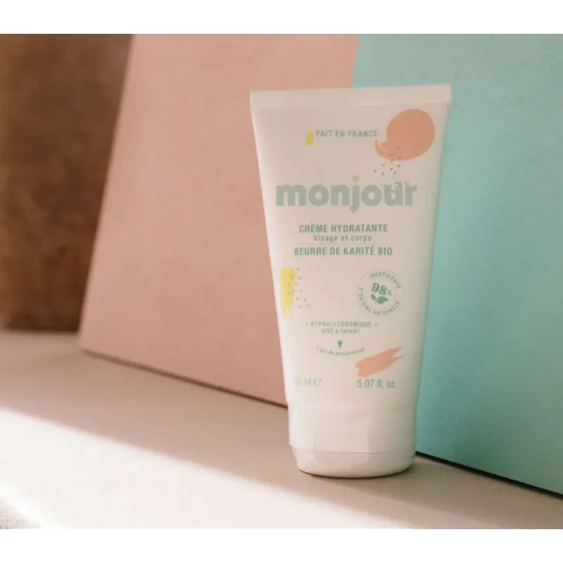 Achat Crème Hydratante Visage et Corps Bébé Monjour sur AlpenPara.com