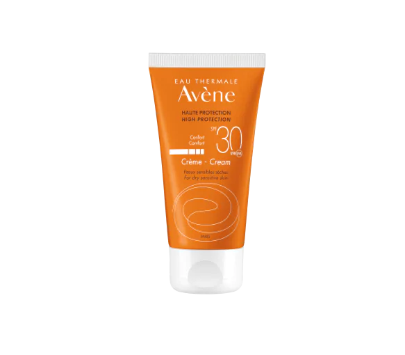 Crème solaire pour peaux sensibles haute protection spf 30 Avène - tube de 50 ml