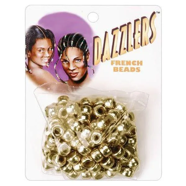Dazzlers French Beads Gold 100Psc.