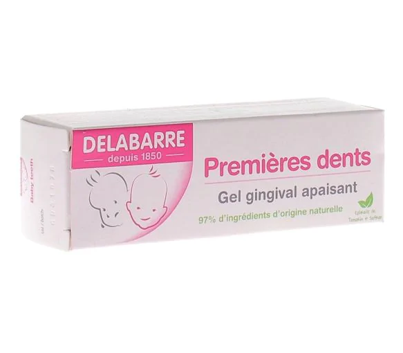 Gel gingival premières dents Delabarre - tube de 20 g