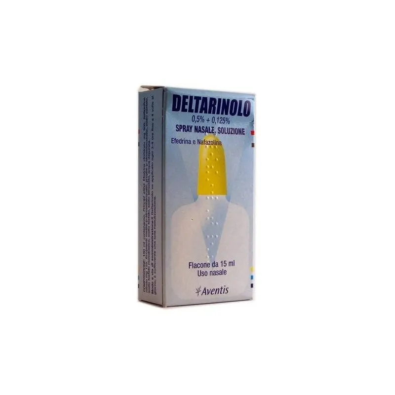 Deltarinol Spray Nasal 0,5% + 0,125% Chlorhydrate d'éphédrine Flacon 15 ml