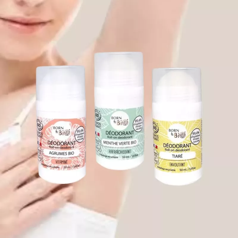 Déodorant 50ml – Born to Bio | Fraîcheur Naturelle & Protection Douce