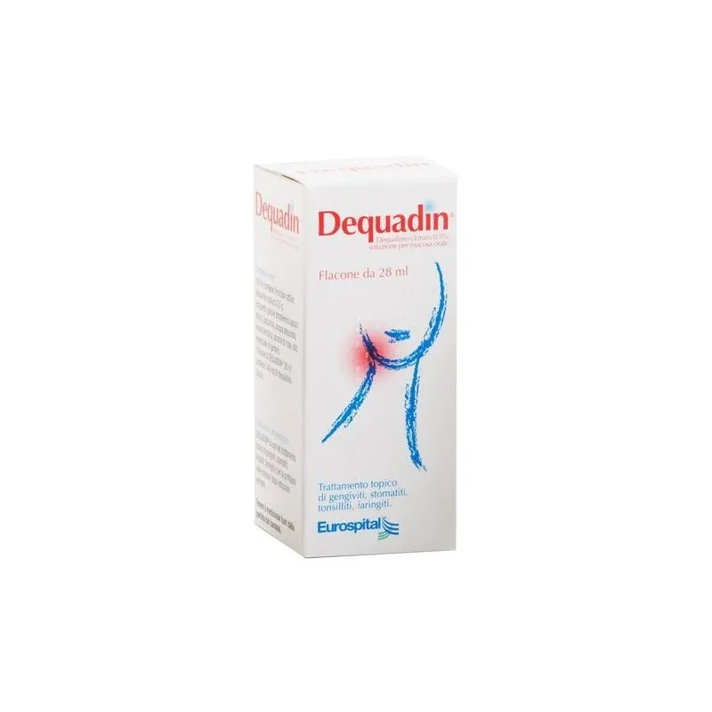 Dequadin 0.5% Solution Orale Chlorure de Déqualinium Flacon 28 ml