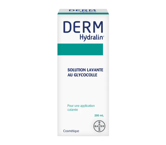 Derm Hydralin Solution Lavante au Glycocolle 200 ml