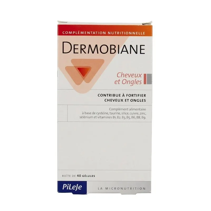 Dermobiane Cheveux et Ongles 40 Gélules | Nom de la Pharmacie en...