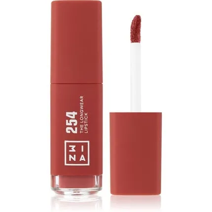 3INA The Longwear Lipstick - 254 Dark pink nude, 6 ml